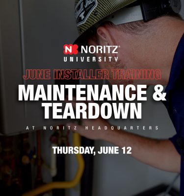 June 12th Noritz Level 2 & 3 Training: Maintenance and Teardown - Orange County, CA