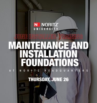 June 26th Noritz Level 1 Training - Orange County, CA
