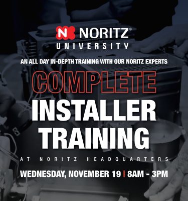 November 19th (Wednesday) Noritz Full Day Training - Orange County, CA