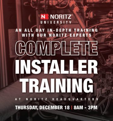 December 18th (Thursday) Noritz Full Day Training - Orange County, CA