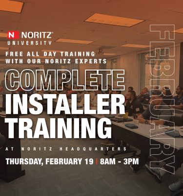 February 19 (Thursday) Noritz Full Day Training - Orange County, CA