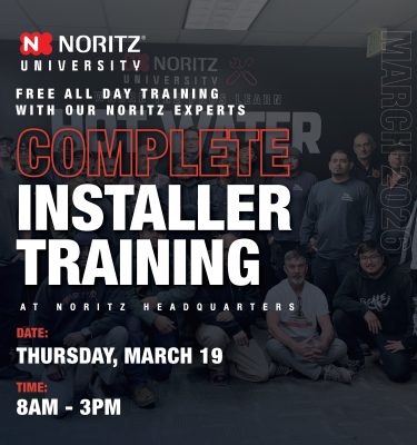 March 19th (Thursday) Noritz Full Day Training - Orange County, CA