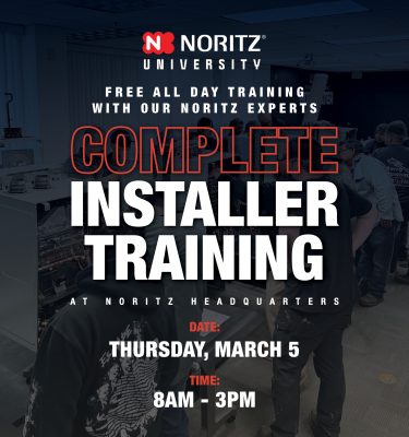 March 5th (Thursday) Noritz Full Day Training - Orange County, CA