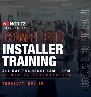 November 19th (Thursday) Noritz Full Day Training - Orange County, CA - 8am to 3pm